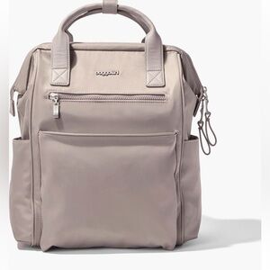 Baggallini SoHo Laptop Backpack in Moonrock Twill NWOT